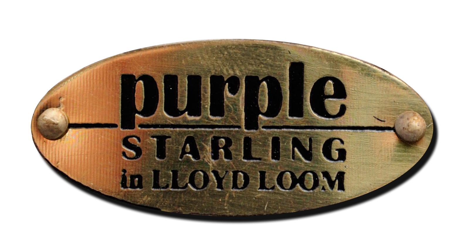 Logo Purple Starling in Lloyd loom