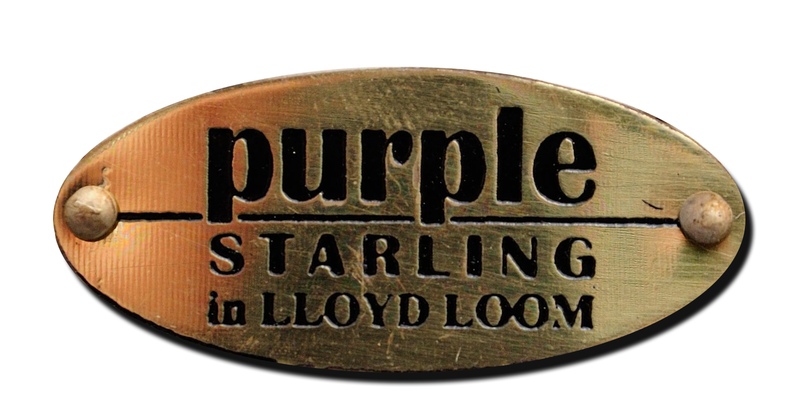 logo Purple Starling in Lloyd loom