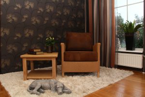 Lloyd loom fauteuil Triesta