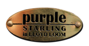 logo Purple Starling in Lloyd loom